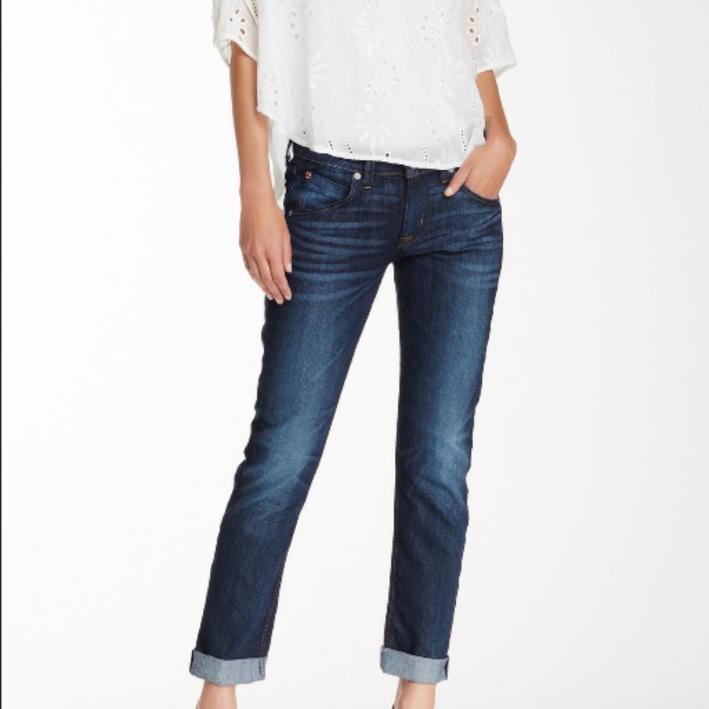 Hudson Bacara Straight Flood Cuff Jeans